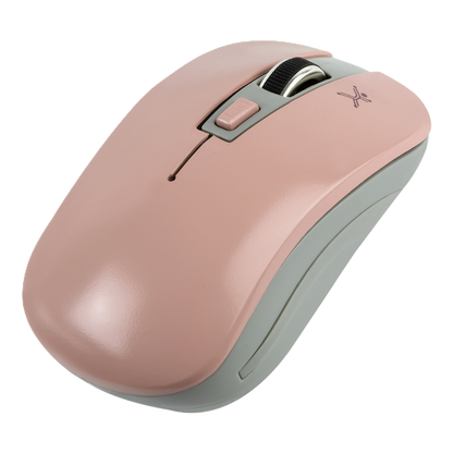 Mouse Inalambrico Optico 800 A 1600 Dpi Simetrico Dongle Usb Perfect Choice Essential - Rosa
