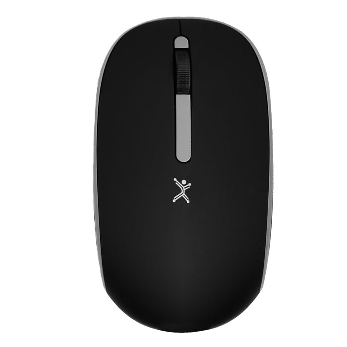 Mouse Inalambrico Optico Ergonomico 1000 Dpi Receptor Dual (usb Y Tipo C) Silencioso Perfect Choice Whisper - Negro
