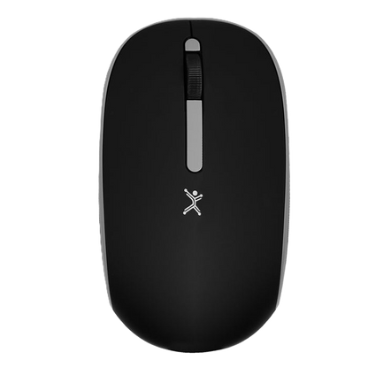Mouse Inalambrico Optico Ergonomico 1000 Dpi Receptor Dual (usb Y Tipo C) Silencioso Perfect Choice Whisper - Negro