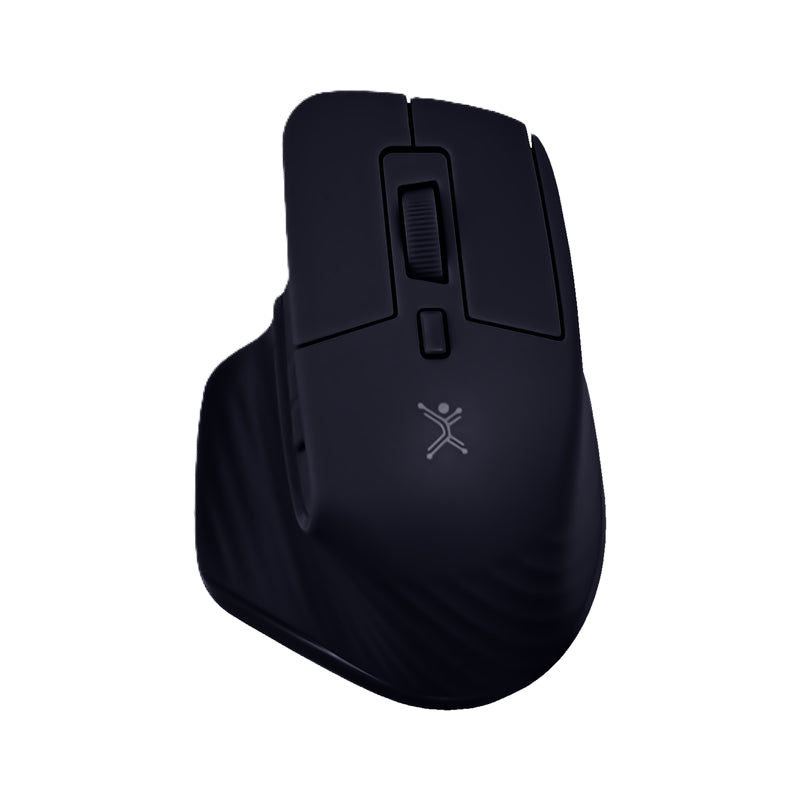 Mini Mouse Recargable Silencioso, Conexion Dual 2.4ghz+bluetooth Receptor Usb/usb-c Azul Perfect Choice