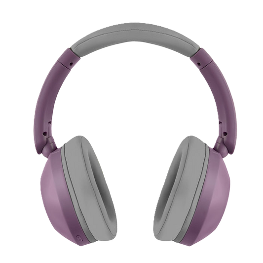 Audifonos On-ear Inalambricos Plegables Manos Libres Con Bt Perfect Choice Soundia - Morado