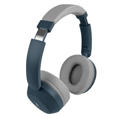 Audifonos On-ear Inalambricos Plegables Manos Libres Con Bt Perfect Choice Soundia - Azul