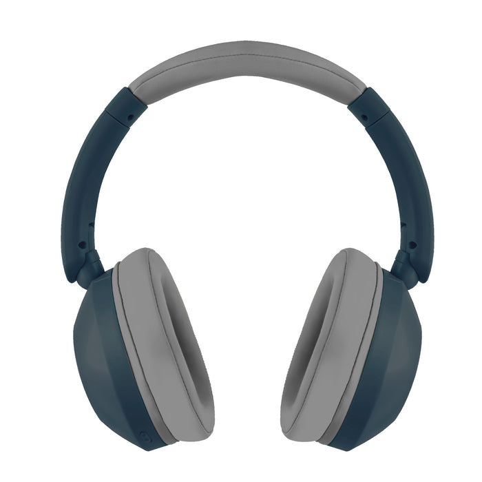 Audifonos On-ear Inalambricos Plegables Manos Libres Con Bt Perfect Choice Soundia - Azul
