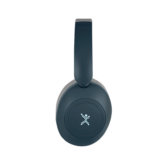 Audifonos On-ear Inalambricos Plegables Manos Libres Con Bt Perfect Choice Soundia - Azul