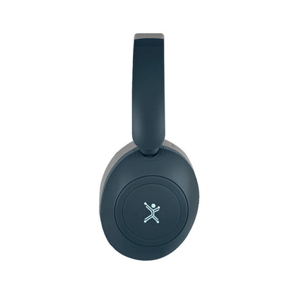 Audifonos On-ear Inalambricos Plegables Manos Libres Con Bt Perfect Choice Soundia - Azul