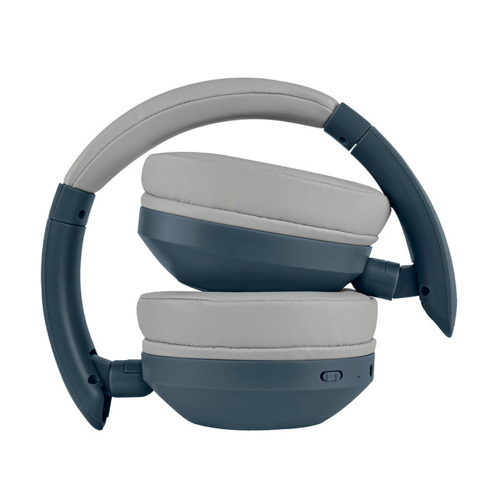 Audifonos On-ear Inalambricos Plegables Manos Libres Con Bt Perfect Choice Soundia - Azul