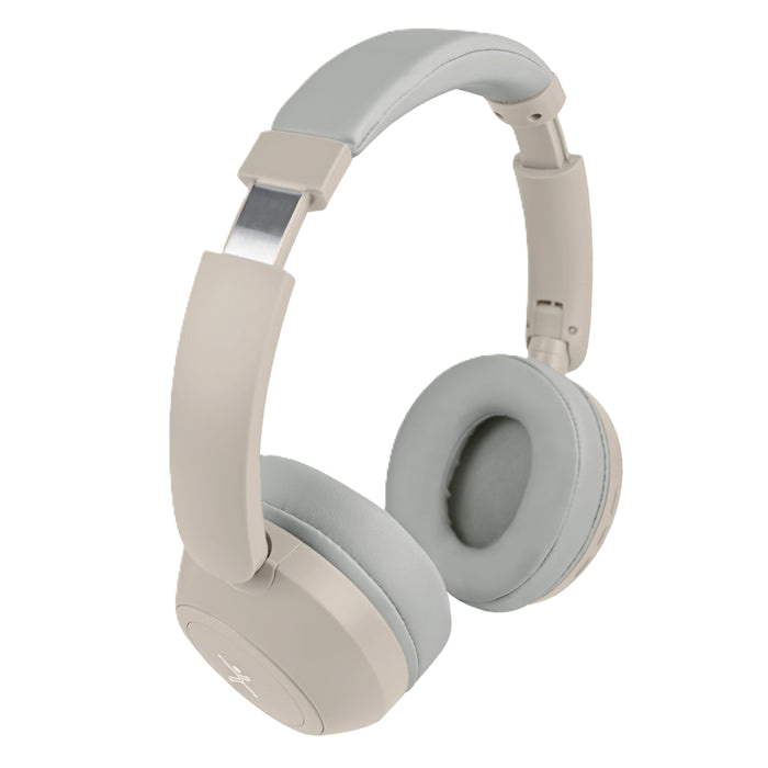 Audifonos On-ear Inalambricos Plegables Manos Libres Con Bt Perfect Choice Soundia - Taupe