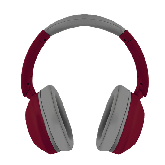 Audifonos On-ear Inalambricos Plegables Manos Libres Con Bt Perfect Choice Soundia - Rojo