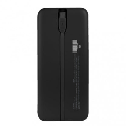 Power Bank 10,000 Mah Carga Rapida 22.5w Con Cable Usb-c Integrado, Bolt Negro Perfect Choice