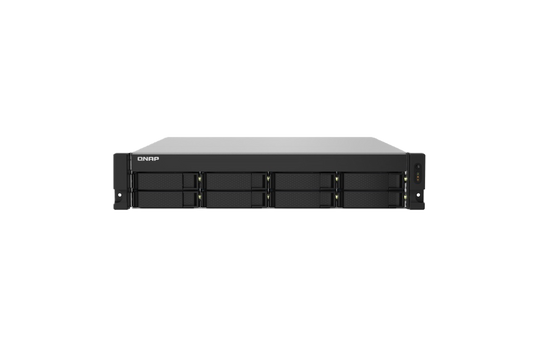 Nas Qnap Ts-832pxu-4g/ 8 Bahias Sata Hdd 3,5/rack 2u/nucleo Cuadruple 1.7ghz/4gb Ddr4 Udimm Ampliable A 16gb/2 Pto 2,5 Gbe /2 Pto 10 Gbe/ Usb 3.2 X4/ Hotswap/ No Incluye Discos/ Hasta 144tb
