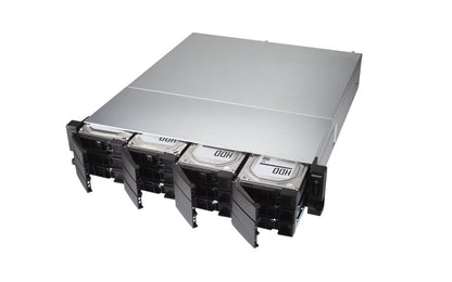 Nas Qnap Ts-h1886xu-rp-r2-d1622-32g/fuente Redundante/ 18 Bahias 12 Sata De 3,5 6 Sata De 2,5 /rack 2u/nucleo Cudruple 2.6 Ghz/32gb Ddr4 Hasta 128 Gb/4 Pto 2,5 Gbe /2 Pto Sfp 10 Gbe/ Usb 3.2