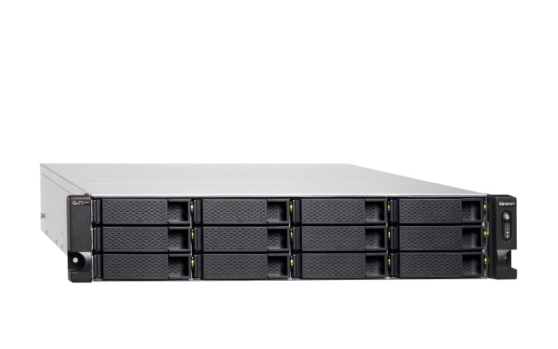 Nas Qnap Ts-h1886xu-rp-r2-d1622-32g/fuente Redundante/ 18 Bahias 12 Sata De 3,5 6 Sata De 2,5 /rack 2u/nucleo Cudruple 2.6 Ghz/32gb Ddr4 Hasta 128 Gb/4 Pto 2,5 Gbe /2 Pto Sfp 10 Gbe/ Usb 3.2