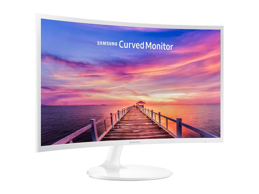 Monitor Led Samsung 27 Pulgadas,widescreen, Full Hd, 1920x1080, Cf391, Blanco, D-sub, Hdmi,curvo, 4ms