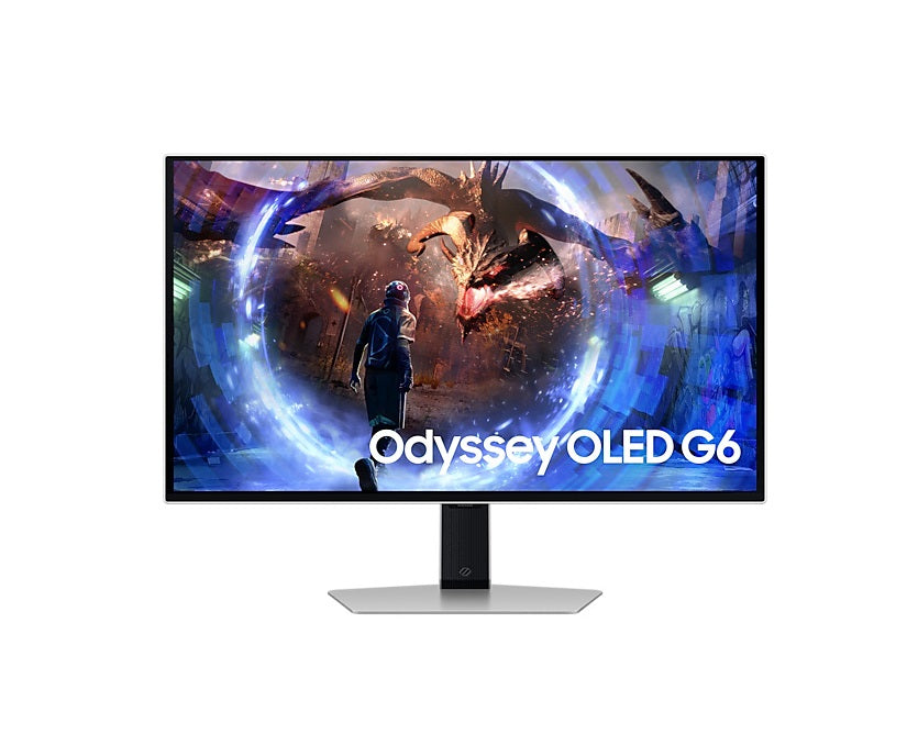 Monitor Led Samsung 27 Pulgadas / G6 Odyssey Gamer/  Qhd (2560 X 1440)/ Oled / Plano/ Dp/ Hdmi/240hz/ Plata