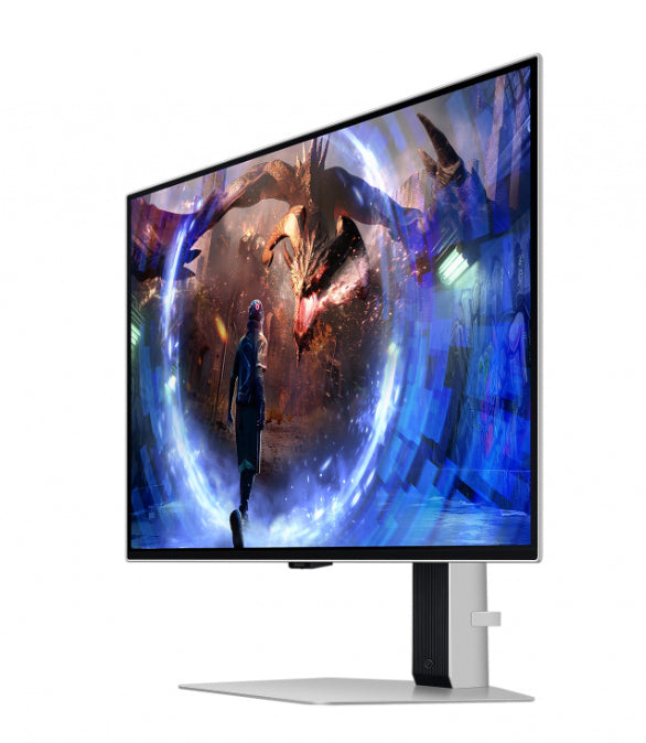 Monitor Led Samsung 27 Pulgadas / G6 Odyssey Gamer/  Qhd (2560 X 1440)/ Oled / Plano/ Dp/ Hdmi/240hz/ Plata
