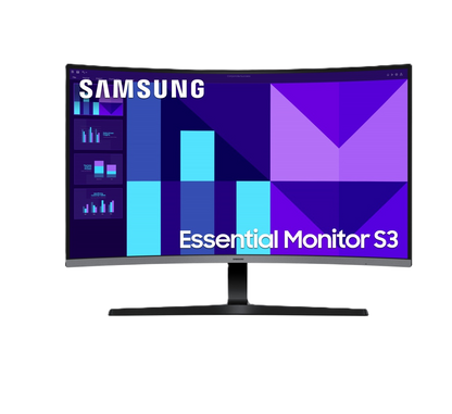 Monitor Led Samsung 32 Pulgadas /s3 S39gd Mainstream/ Fhd (1920 X 1080) / Va / Curvo/hdmi/d-sub/ 100hz / Negro.