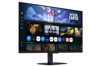 Monitor Led Samsung 27 Pulgadas /smart Monitor M5/ Fhd (1920 X 1080)/ Va/ Plano/ Hdmi /bt/ Wifi/ 60 Hz/ Negro