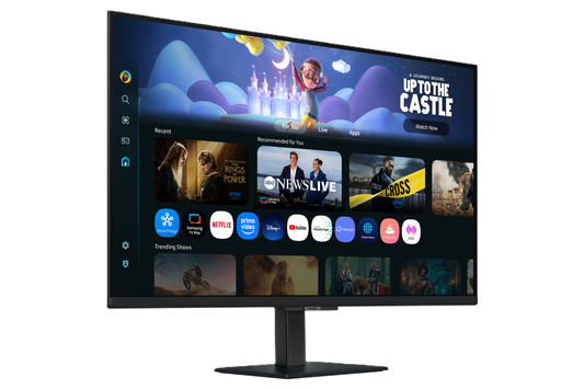 Monitor Led Samsung 27 Pulgadas /smart Monitor M5/ Fhd (1920 X 1080)/ Va/ Plano/ Hdmi /bt/ Wifi/ 60 Hz/ Negro