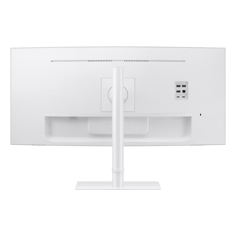 Monitor Led Samsung 34 Pulgadas,widescreen, Wqhd 3,440 X 1,440, Hdmi 1, D. Port 1, 100hz, 5ms, Blanco, Bocinas, Curvo, 1000r, Thunderbolt, Usb-c