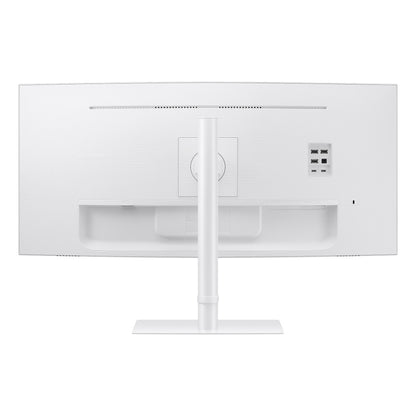 Monitor Led Samsung 34 Pulgadas,widescreen, Wqhd 3,440 X 1,440, Hdmi 1, D. Port 1, 100hz, 5ms, Blanco, Bocinas, Curvo, 1000r, Thunderbolt, Usb-c