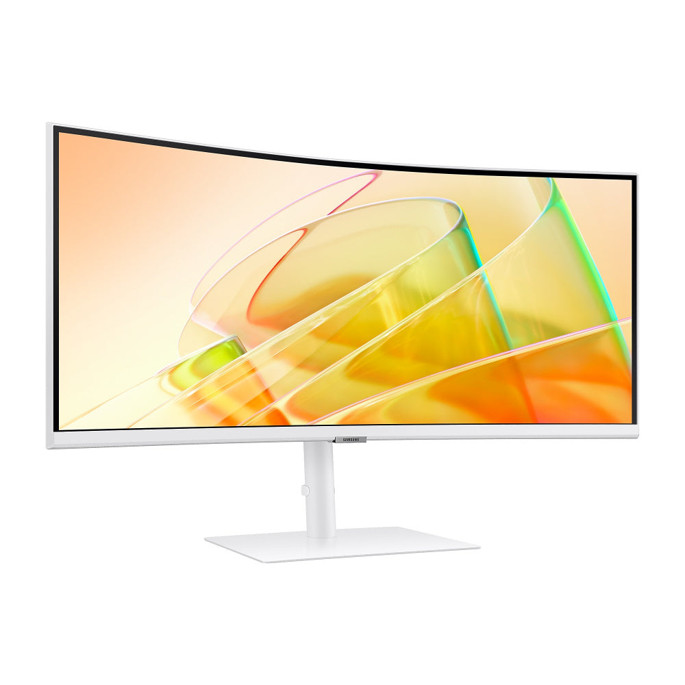 Monitor Led Samsung 34 Pulgadas,widescreen, Wqhd 3,440 X 1,440, Hdmi 1, D. Port 1, 100hz, 5ms, Blanco, Bocinas, Curvo, 1000r, Thunderbolt, Usb-c