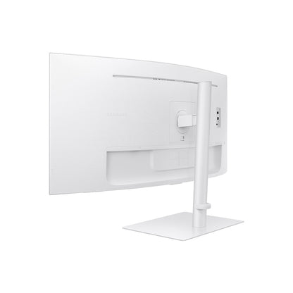 Monitor Led Samsung 34 Pulgadas,widescreen, Wqhd 3,440 X 1,440, Hdmi 1, D. Port 1, 100hz, 5ms, Blanco, Bocinas, Curvo, 1000r, Thunderbolt, Usb-c
