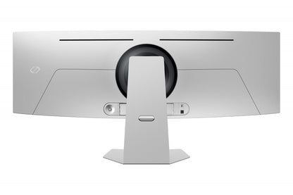 Monitor Led Samsung 49 Pulgadas, Widescreen, 5120 X1440, Odyssey Oled G9 G95sc, Color Silver, 1 Hdmi, 1 D. Port, Usb Hub, Wifi, Bluetooth, Bocinas, Gamer 240hz, 1800r, .03ms, Curvo