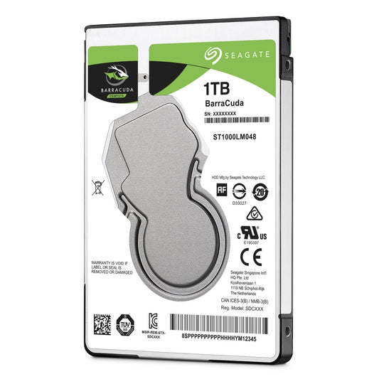 Disco Duro Interno Seagate Barracuda 1tb 2.5 Portatil Sata 6gb/s 128mb 5400rpm 7mm Ultrabook