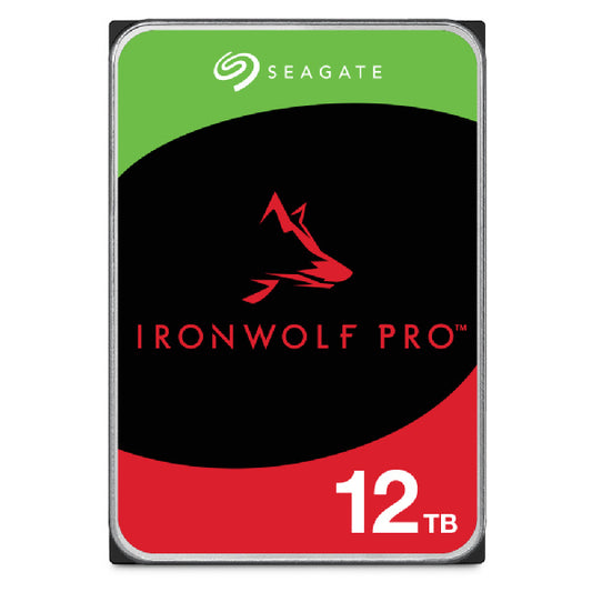 Disco Duro Interno Seagate Ironwolf Pro 12tb 3.5 Escritorio Sata3 6gb/s 256mb 7200rpm 24x7 Hot-plug Nas Sin Limite De Bahias
