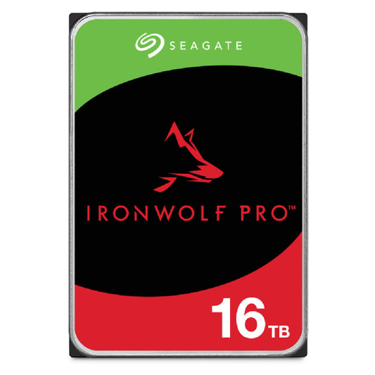 Disco Duro Interno Seagate Ironwolf Pro 16tb 3.5 Escritorio Sata3 6gb/s 256mb 7200rpm 24x7 Hot-plug Nas Sin Limite De Bahias