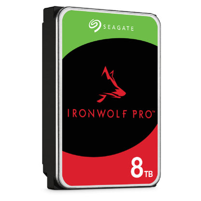 Disco Duro Interno Seagate Ironwolf Pro 8tb 3.5 Escritorio Sata3 6gb/s 256mb 7200rpm 24x7 Hot-plug Nas Sin Limite De Bahias