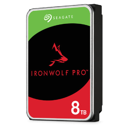 Disco Duro Interno Seagate Ironwolf Pro 8tb 3.5 Escritorio Sata3 6gb/s 256mb 7200rpm 24x7 Hot-plug Nas Sin Limite De Bahias