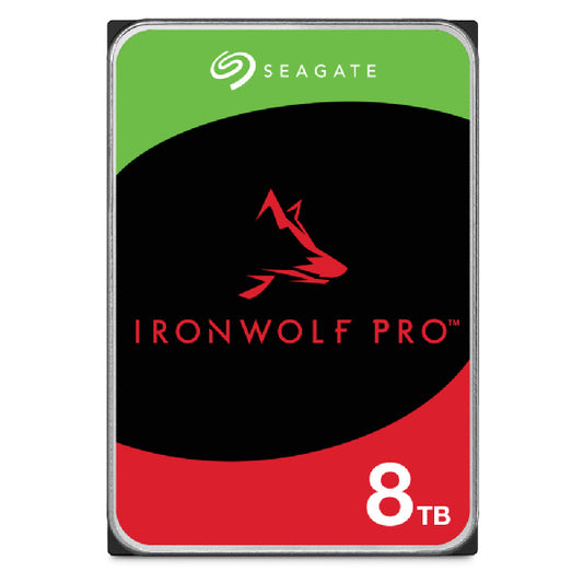 Disco Duro Interno Seagate Ironwolf Pro 8tb 3.5 Escritorio Sata3 6gb/s 256mb 7200rpm 24x7 Hot-plug Nas Sin Limite De Bahias