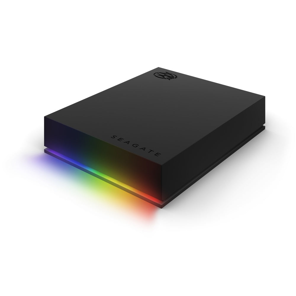 Disco Duro Externo Seagate Firecuda 5tb 2.5 Portatil Usb 3.2 Negro Win Mac Gaming Led Rgb
