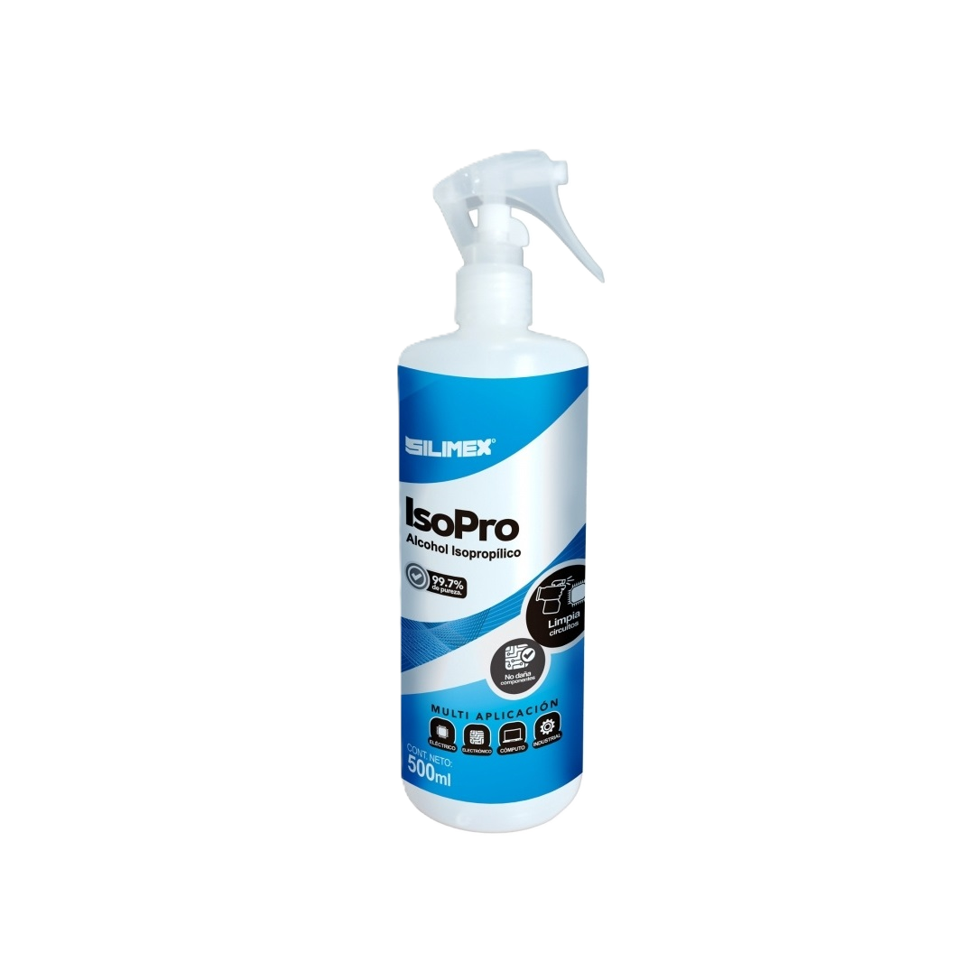 Isopro Alcohol Isoproplico 500ml Mini-trigger Silimex