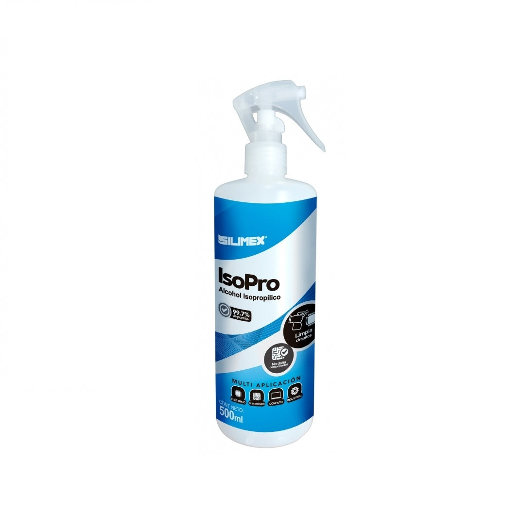 Isopro Alcohol Isoproplico 500ml Mini-trigger Silimex