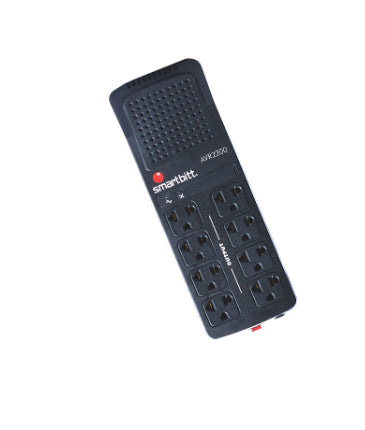 Regulador De Voltaje Smartbitt 2200va/1100w, 8 Contactos, Proteccin De Lnea Telefnica Rj-11
