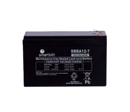 Bateria Smartbitt Sbba12-7  12v/7ah Compatible Con Sbnb750, Sbnb1200, Sbnb1800, Sbnb1200si, Sbnb2200proii Y Sbnb3200proii
