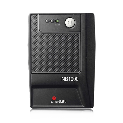 No-break Interactivo Smartbitt  Sbnb1000usb  1000va/500w, Clavija Nema 5-15p, 6 Contactos Tipo Nema 5-15r Con Respaldo De Baterias, Regulacion Y Supresion De Picos, Proteccion Rj-11, Puerto Usb