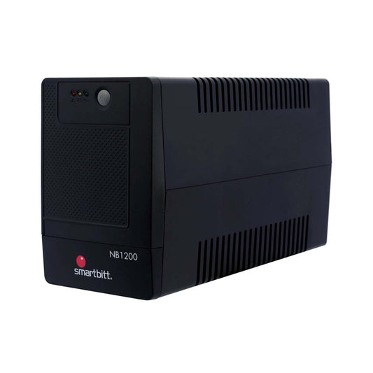 No-break Smartbitt 1200va/600w, Clavija Nema 5-15p, 8 Contactos, Tipo Nema 5-15r Con Respaldo De Baterias, Regulacion Y Supresion De Picos, Proteccin De Linea Telefnica Rj-11, Puerto Usb
