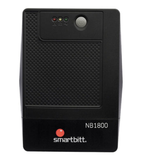 No-break Smartbitt 1800va/900w, Clavija Nema 5-15p, 8 Contactos, Tipo Nema 5-15r, 4 Con Respaldo De Bateras, Regulacion Y Supresion De Picos Y 4 Con Regulacion Y Supresion De Picos, Rj11 Y Usb
