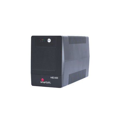 No-break Smartbitt 2400va/1200w, Clavija Nema 5-15p, 8 Contactos, Tipo Nema 5-15r, 4 Con Respaldo De Bateras, Regulacion Y Supresion De Picos Y 4 Con Regulacion Y Supresion De Picos, Rj11 Y Usb
