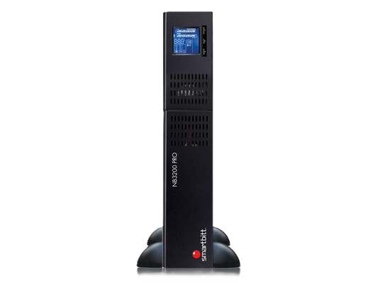 No-break Interactivo Smartbitt Sbnb3200proii 3.2kva/2700w,  Senoidal, Torre/rack 2u, Clavija Nema L5-30p, 7 Contactos 6 Nema 5-15/20r Y 1 Nema L5-30r, Con Respaldo De Bateras, Panel Lcd