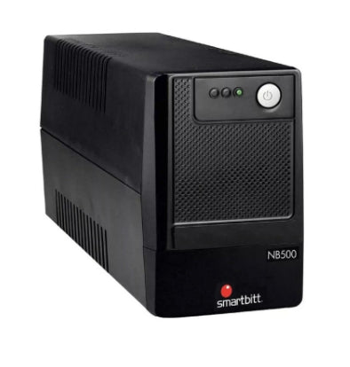 No Break Smartbitt 500va / 250w, Clavija Nema 5-15p, 4 Contactos, Tipo Nema 5-15r, Todos Con Respaldo De Baterias, Regulacion Y Supresion De Picos.