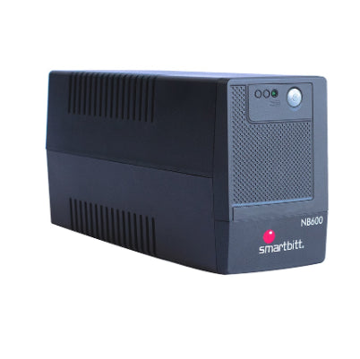 No-break Smartbitt 600va/300 W, Clavija Nema 5-15p, 4 Contactos Tipo Nema 5-15r, Todos Con Respaldo De Baterias, Regulacion Y Supresion De Picos.