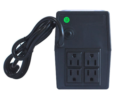 No-break Smartbitt 600va/300 W, Clavija Nema 5-15p, 4 Contactos Tipo Nema 5-15r, Todos Con Respaldo De Baterias, Regulacion Y Supresion De Picos.