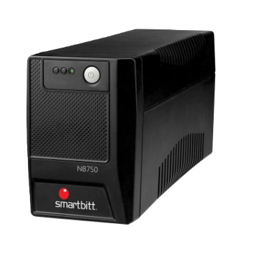 No-break Interactivo Smartbitt  Sbnb750  750 Va / 375 W, Clavija Nema 5-15p, 6 Contactos, Tipo Nema 5-15r, Todos Con Respaldo De Baterias, Regulacion Y Supresion De Picos.