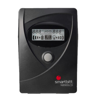 No-break Smartbitt 900va/450w, Clavija Nema 5-15p, 6 Contactos Tipo Nema 5-15r Con Respaldo De Baterias, Regulacion Y Supresion De Picos, Proteccin De Linea Telefnica Rj-11, Puerto Usb Y Lcd