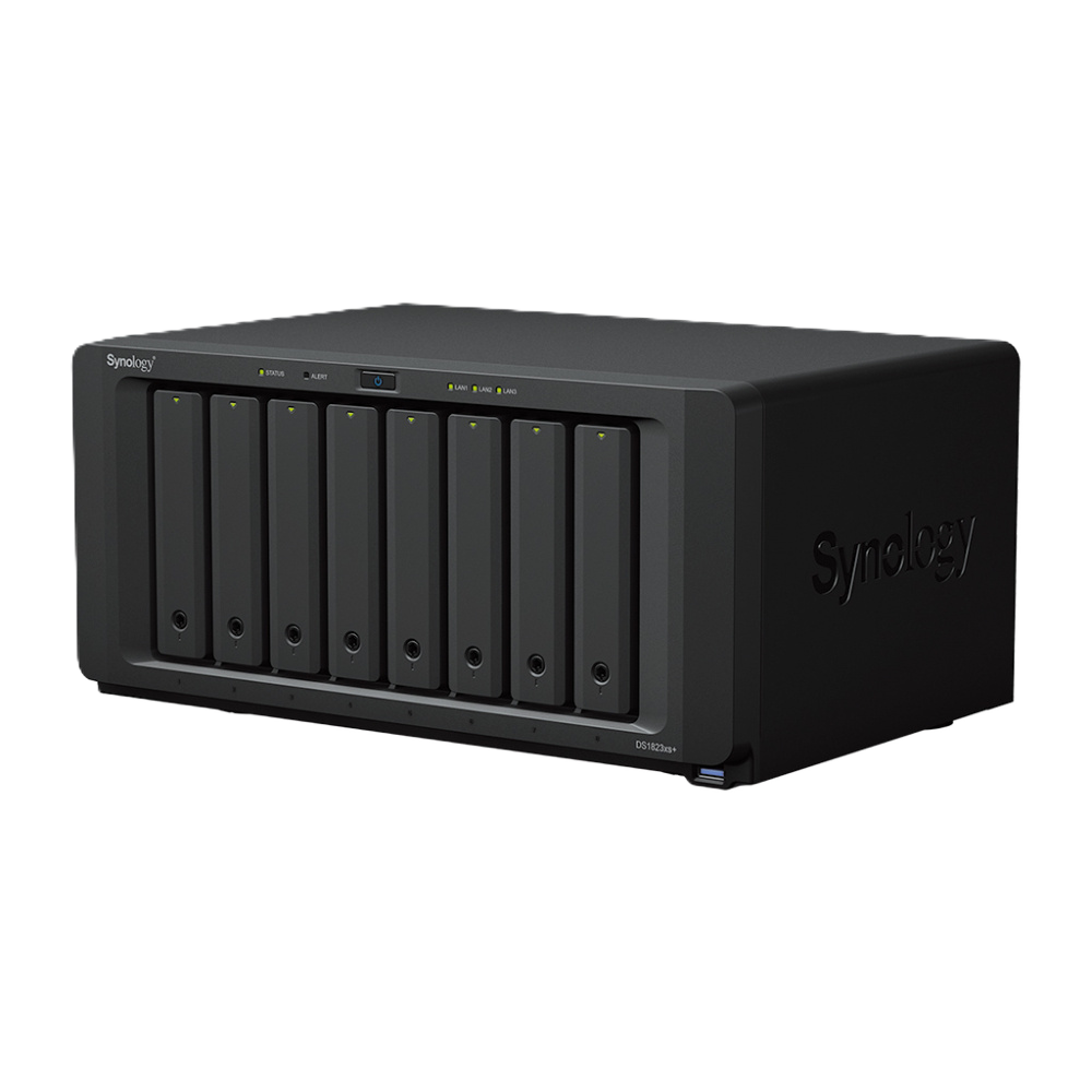 Nas Synology Ds1823xs+ /8 Bahias Hasta 144 Tb /nucleo Cuadruple 3.3 Ghz/8gb Ddr4/  Lan 2 Gbe X2/ Lan 10gbe X1/usb 3.2 X3/ Hotswap/ Sin Discos Duros/ Amd Ryzen V1780b