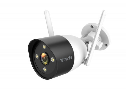 Camara Tenda Ct6 Vigilancia Exteriores Alto Rendimiento Resolucion 2k 3 Mpx Audio Bidireccional Full-duplex Deteccion De Movimiento Inteligente Funciones De Alarma De Luz Y Sonido